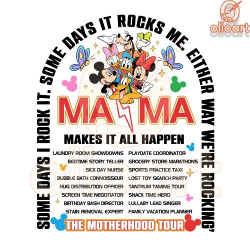 Mama Rock Tour Makes It Happen Mothers Day PNG