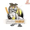 Mamasaurus Leopard Softball Bat PNG for Mothers Day
