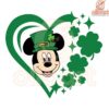 Mickey Head Shamrock Clover Heart SVG