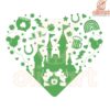 Mickey Minnie St Patricks Day Kingdom SVG