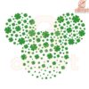 Mickey Mouse Head Irish Green Clover SVG