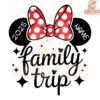 Minnie 2025 Family Trip PNG with Custom Name