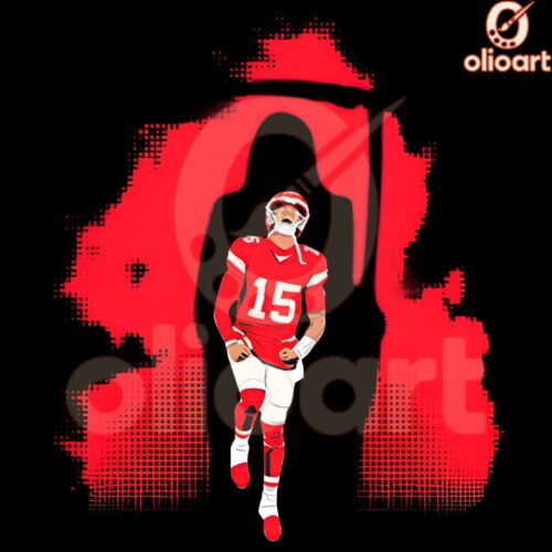 Patrick Mahomes Grim Reaper Shadow Kansas City Chiefs PNG