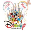 Personalized Disney Family Vacation 2025 PNG