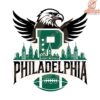 Philadelphia City Football Logo Mascot SVG