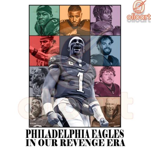 Philadelphia Eagles Revenge Era Super Bowl LIX PNG Design