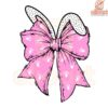 Pink Coquette Bow Bunny Easter PNG