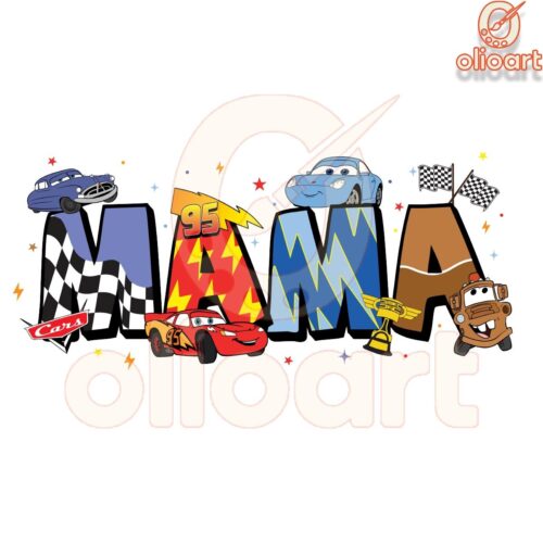 Rev Up with Mama Pixar Cars Cartoon Movie PNG