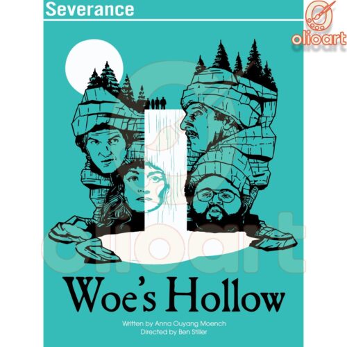 Severance Woes Hollow TV Show Poster SVG Design