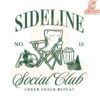 Sideline Social Club Soccer Mom SVG File for Game Day Fun