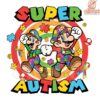 Super Mario Autism Puzzle Cartoon PNG