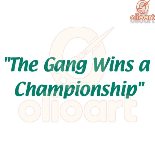 The Gang Wins a Championship Philadelphia Eagles SVG