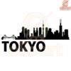 Tokyo City Skyline Silhouette SVG