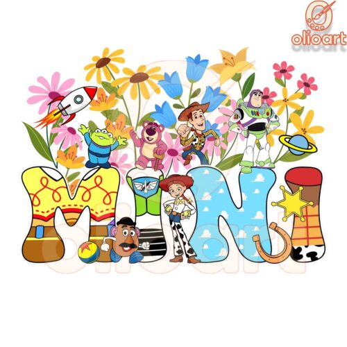 Toy Story Mini Flower PNG Perfect Mothers Day Gift
