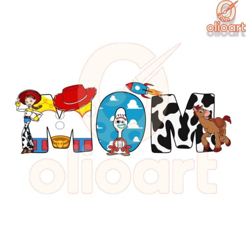 Toy Story Mom Birthday PNG Design for the Whole Family