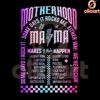 Vibrant Mama Tour Colorful Checkered PNG Delight