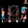Vintage 4Th Of July Lgbt Liberty Gun Beer Trump American Flag SVG