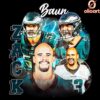 Vintage 90S Zack Baun Retro Philadelphia Eagles Football PNG