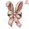 Vintage Easter Bunny Ears Coquette Bow PNG