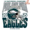 Vintage LIX Super Bowl Champions 2025 New Orleans Philadelphia Eagles SVG