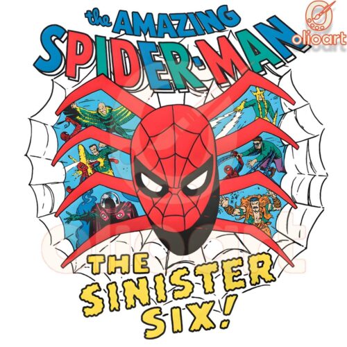 Amazing SpiderMan The Sinister Six Marvel Comics PNG