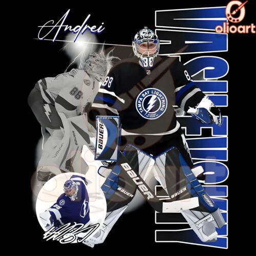 Andrei Vasilevskiy Tampa Bay Lightning NHL Star PNG