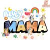 Bluey Mama Dog Mom PNG Perfect for Mothers Day