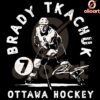 Brady Tkachuk 7 Ottawa Senators Vintage SVG Design