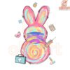 Brushstroke Bunny Nurse PNG Cute Easter Day Design
