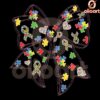 Coquette Bow Autism Puzzle PNG Design