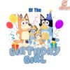 Custom Blue Dog Family PNG for Birthday Girl