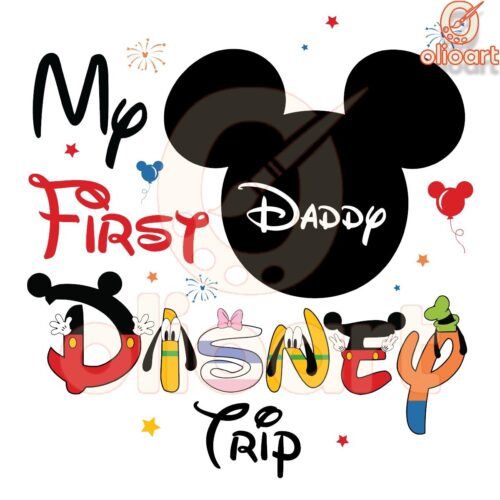 Daddy Mickey PNG My First Disney Trip Magic