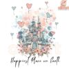Disney Castle Watercolor PNG The Happiest Place on Earth