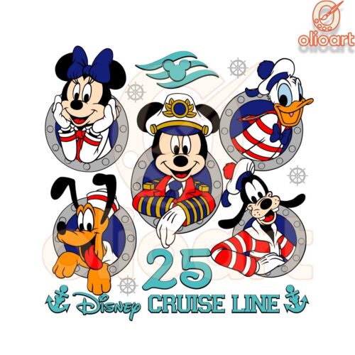 Disney Cruise Line 2025 Trip SVG Design