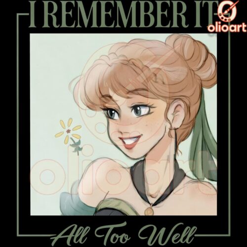 Disney Frozen Princess Anna PNG I Remember It All Too Well