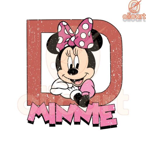 Disney Minnie Mouse PNG Colorful Character Digital Download