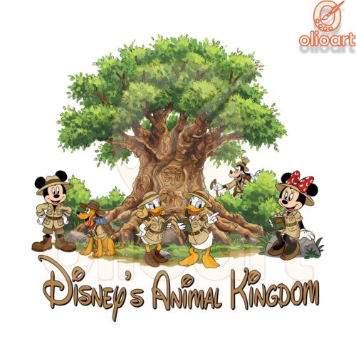 Disneys Animal Kingdom Mickey Friends PNG Image