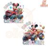 Eggs Crusher Mickey Minnie Tractor PNG Design