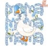 Floral Coquette Mama Goose PNG Design