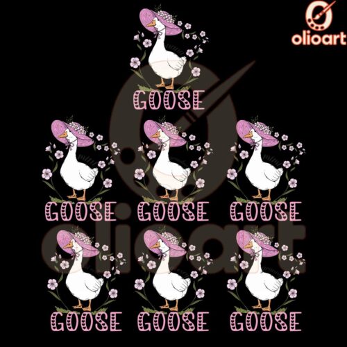 Floral Mama Mimi Goose PNG Bundle
