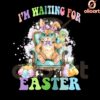 Funny Easter Bunny Waiting for Easter PNG