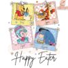 Funny Winnie the Pooh Easter Bunny PNG Cute Happy Design