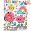 Groovy Donut Test Day SVG Dont Stress Do Your Best