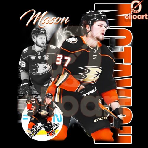Mason McTavish Anaheim Ducks NHL Star PNG