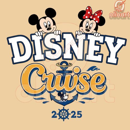Mickey Minnie Disney Cruise 2025 PNG Download