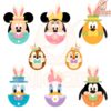 Mickey Mouse Friends Easter Bunny with Eggs PNG