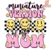 Mini Checkered Drip Smiley PNG Just Like My Moms
