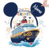 Personalized Disney Cruise Ship 2025 PNG with Your Name