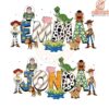 Personalized Disney Toy Story Cartoon PNG with Your Name