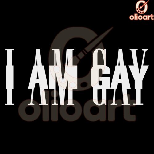 Proudly Gay SVG Celebrate Love with Pride
